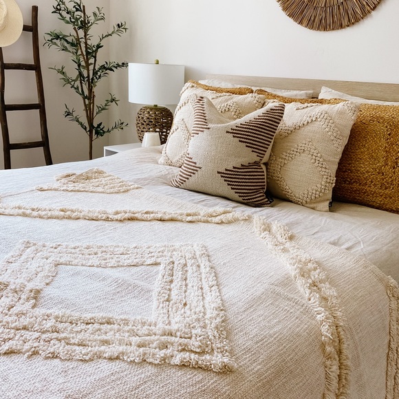 Handmade Boho Throw Blanket